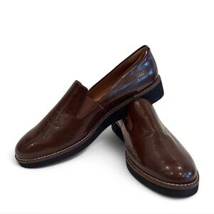 Softwalk Whistle Loafers Brown Espresso Vegan Leather